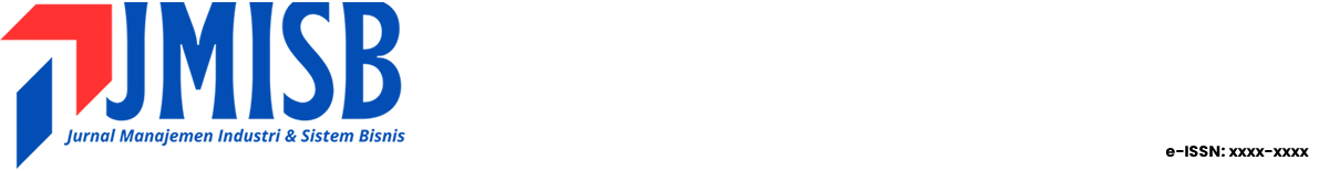 Jurnal Manajemen Industri dan Sistem Bisnis (JMISB)
