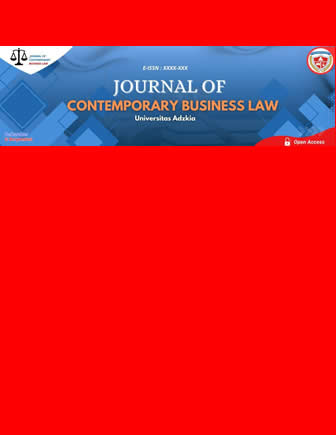 Journal of Contemporary Business Law - Universitas Adzkia