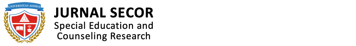 Jurnal Special Education and Counseling Research
